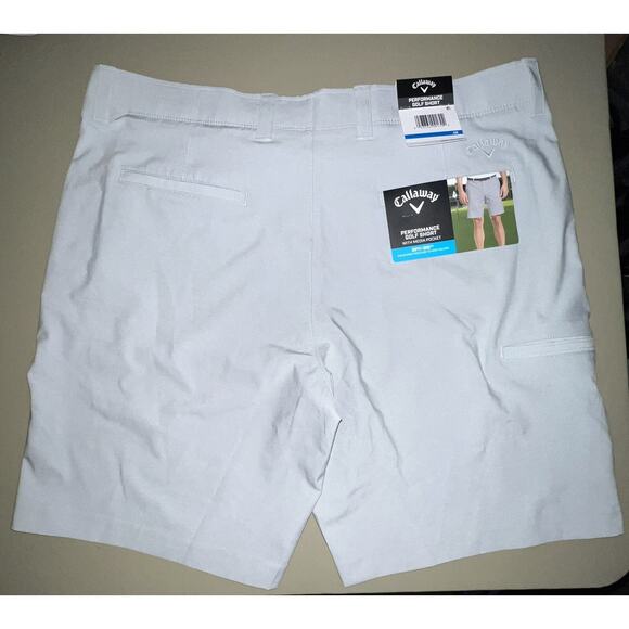 Callaway Performance Golf Short Men’s 38 Pearl Grey Htr - Picture 6 of 7